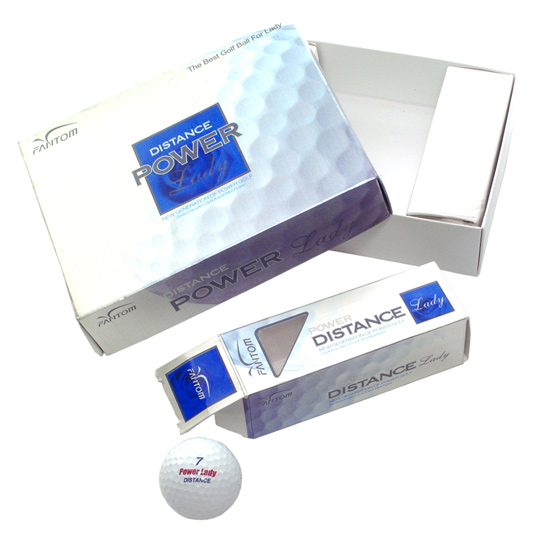 Golf ball with packing