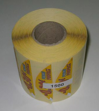 Labels on rolls