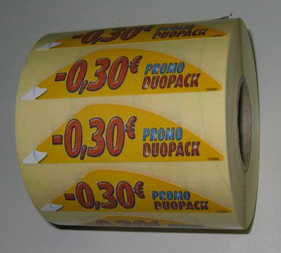 Labels on rolls