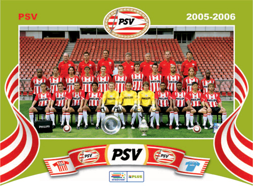 Sets de tables project La Division d'Honneur des Pays-Bas: PSV
